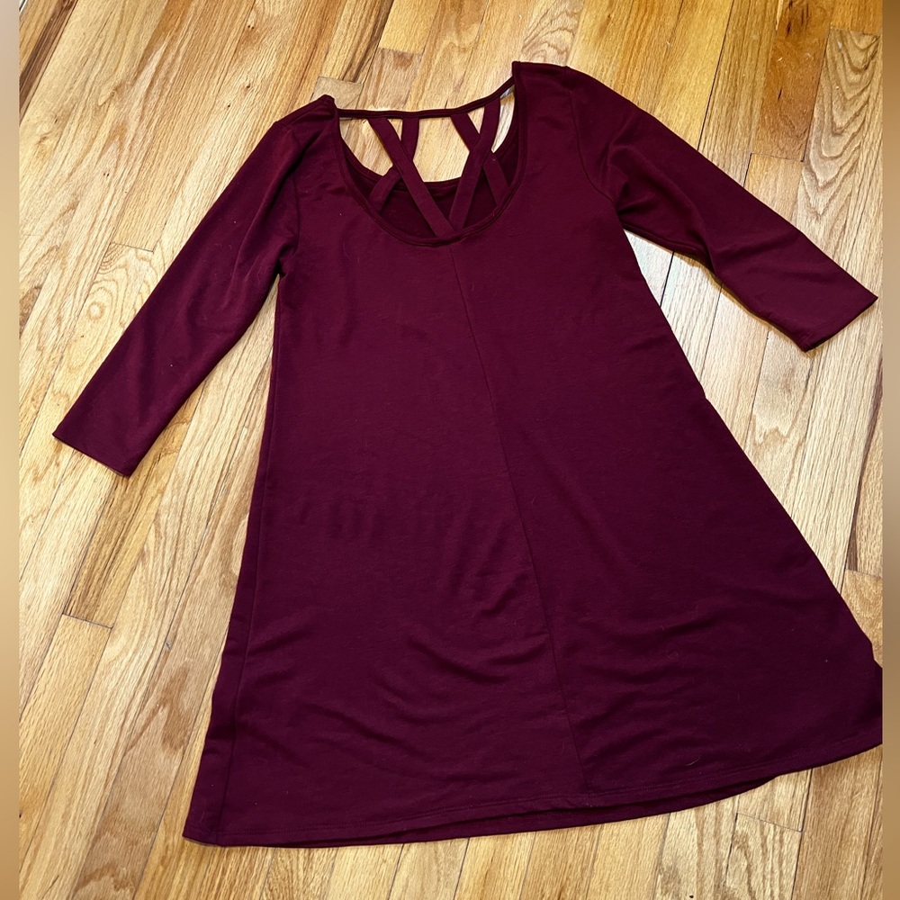 Ayla Merlot Dress